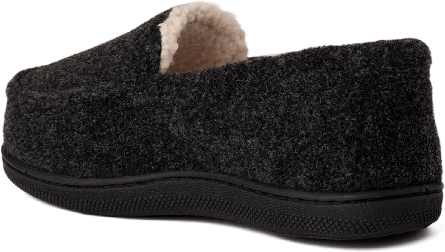 imageDearfoams unisexchild Gifts for Kids Memory Foam Cozy Amari MoccasinBlack