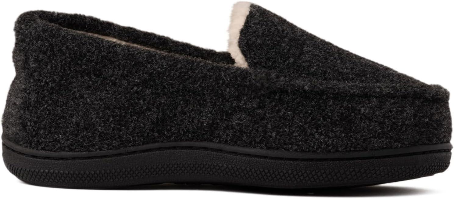 imageDearfoams unisexchild Gifts for Kids Memory Foam Cozy Amari MoccasinBlack