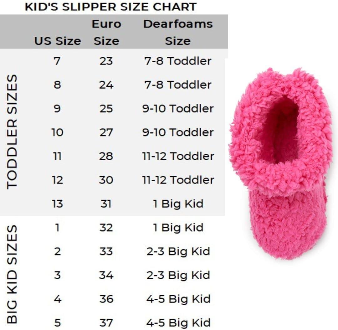 imageDearfoams unisexchild Tate Washable Fuzzy BootieParadise Pink