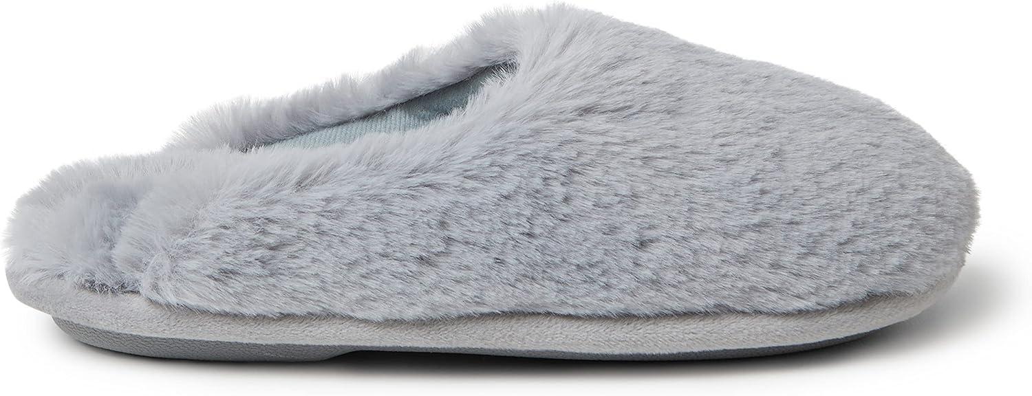 imageDearfoams unisexchild Washable Brin Pile ScuffSlipperSleet