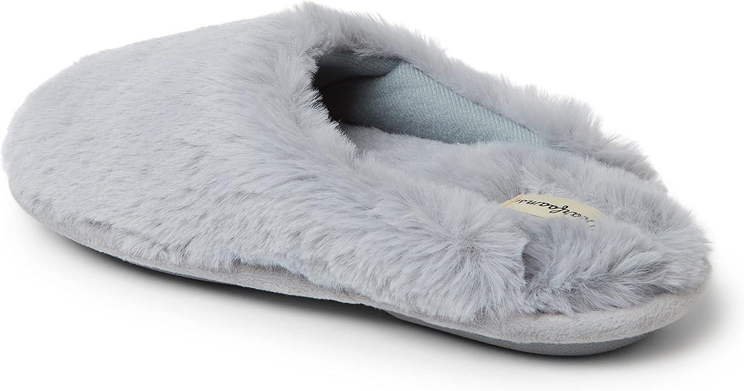 imageDearfoams unisexchild Washable Brin Pile ScuffSlipperSleet