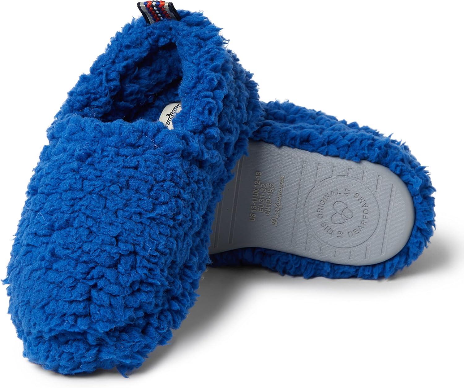 imageDearfoams unisexchild Washable Skye Pile Closed BackOlympic Blue