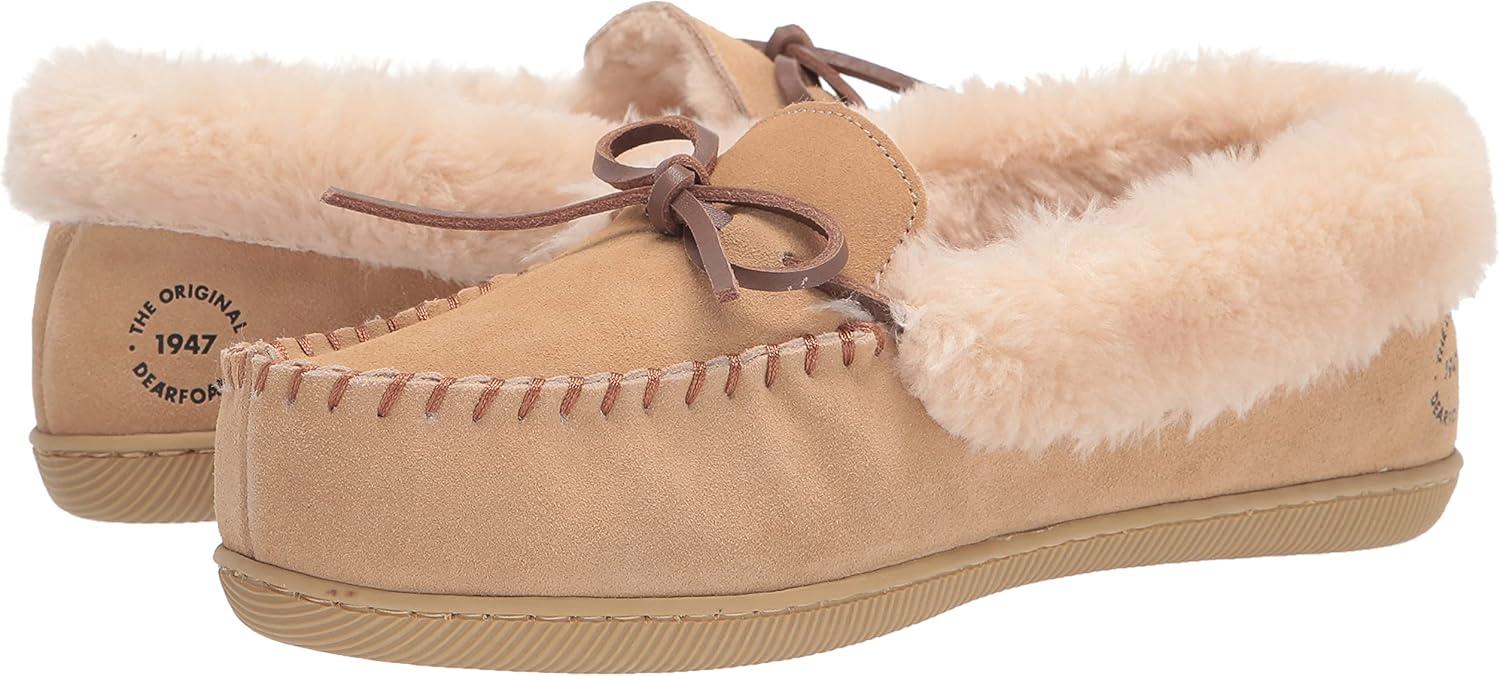 imageDearfoams womens Bethany Genuine Suede MoccasinDesert