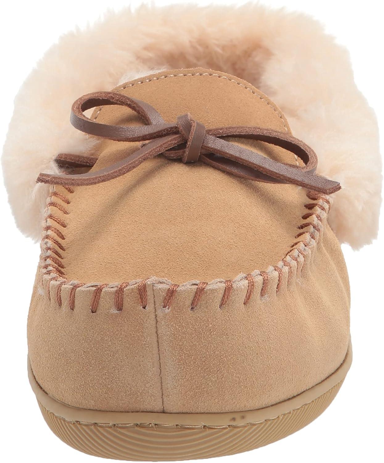 imageDearfoams womens Bethany Genuine Suede MoccasinDesert