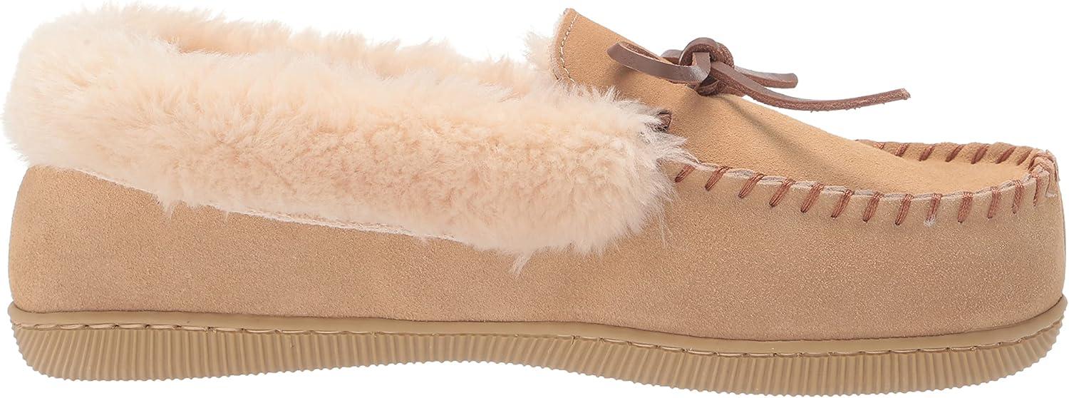 imageDearfoams womens Bethany Genuine Suede MoccasinDesert