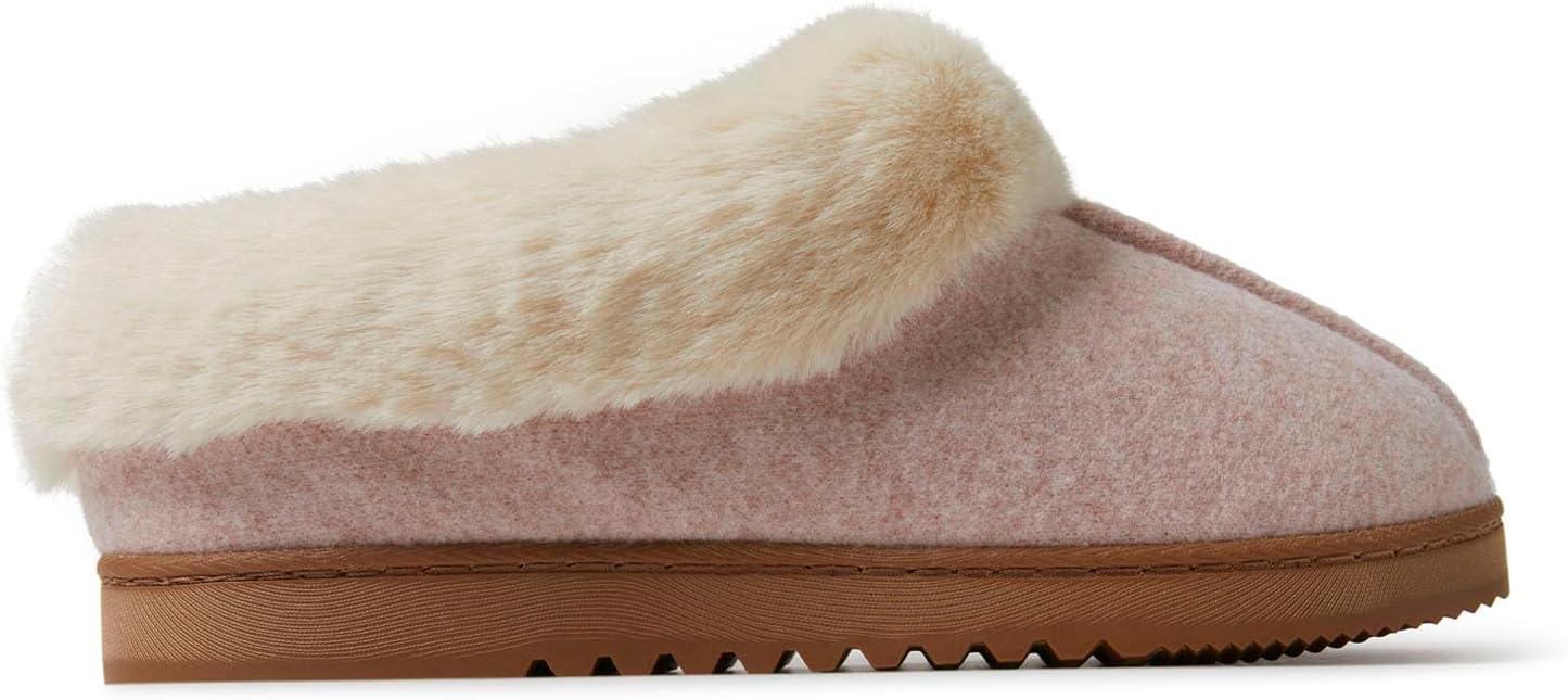 imageDearfoams womens Chloe Soft Knit ClogPale Mauve
