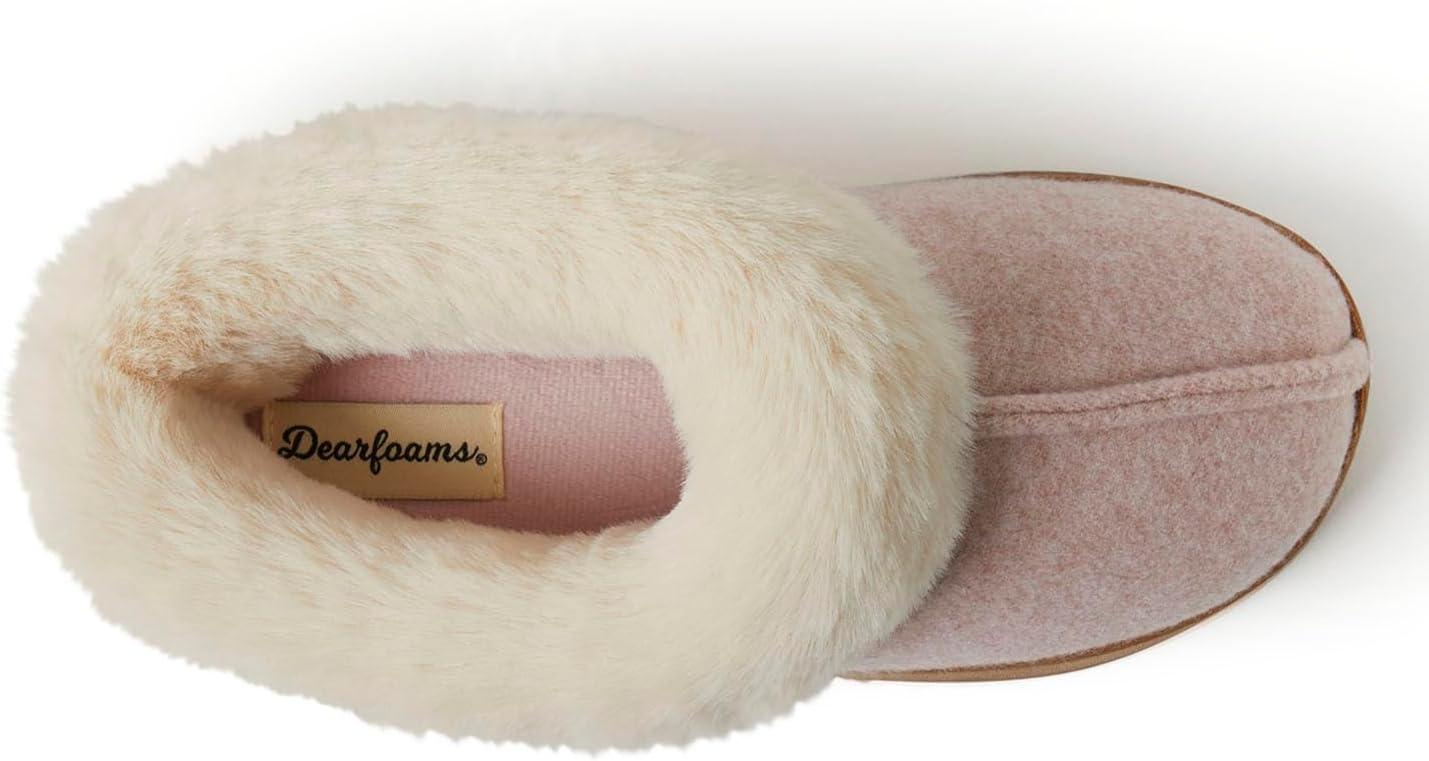 imageDearfoams womens Chloe Soft Knit ClogPale Mauve
