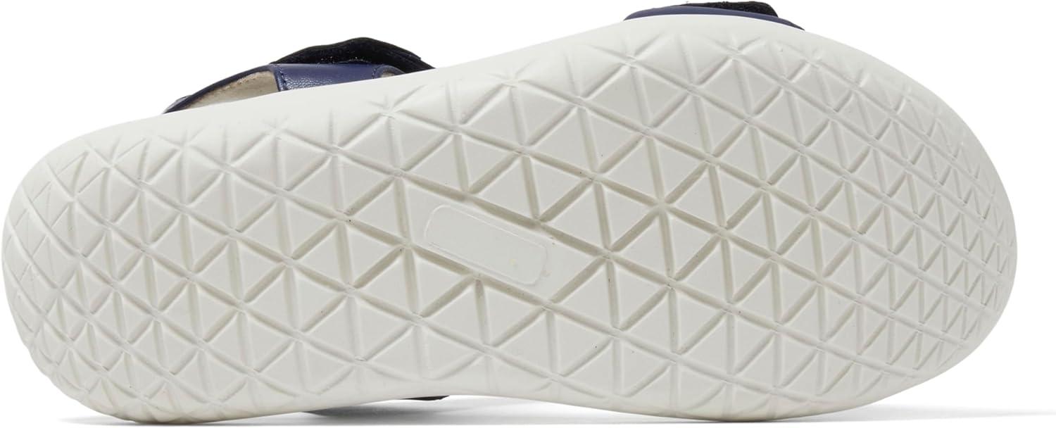imageDearfoams womens Comfortable Strap Sandal Thea Easy on Off Cushioned Lightweight Walking Shoe SandalNavy