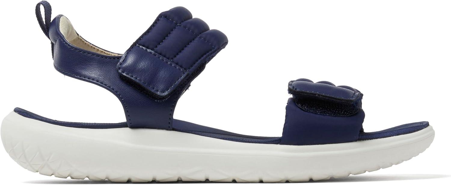 imageDearfoams womens Comfortable Strap Sandal Thea Easy on Off Cushioned Lightweight Walking Shoe SandalNavy