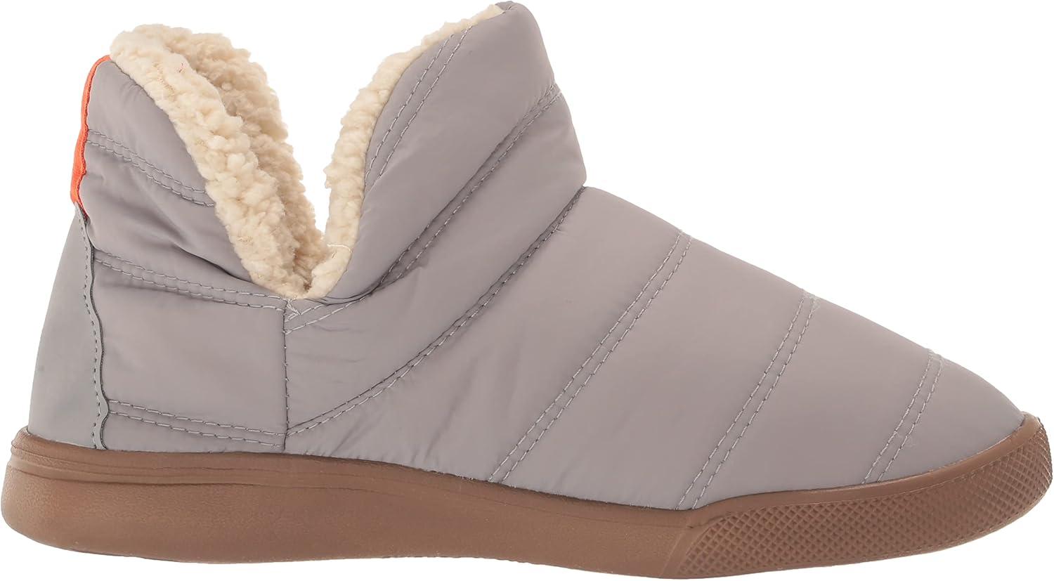 imageDearfoams womens Dara Nylon Sport Lounge Bootie SlipperMedium Grey