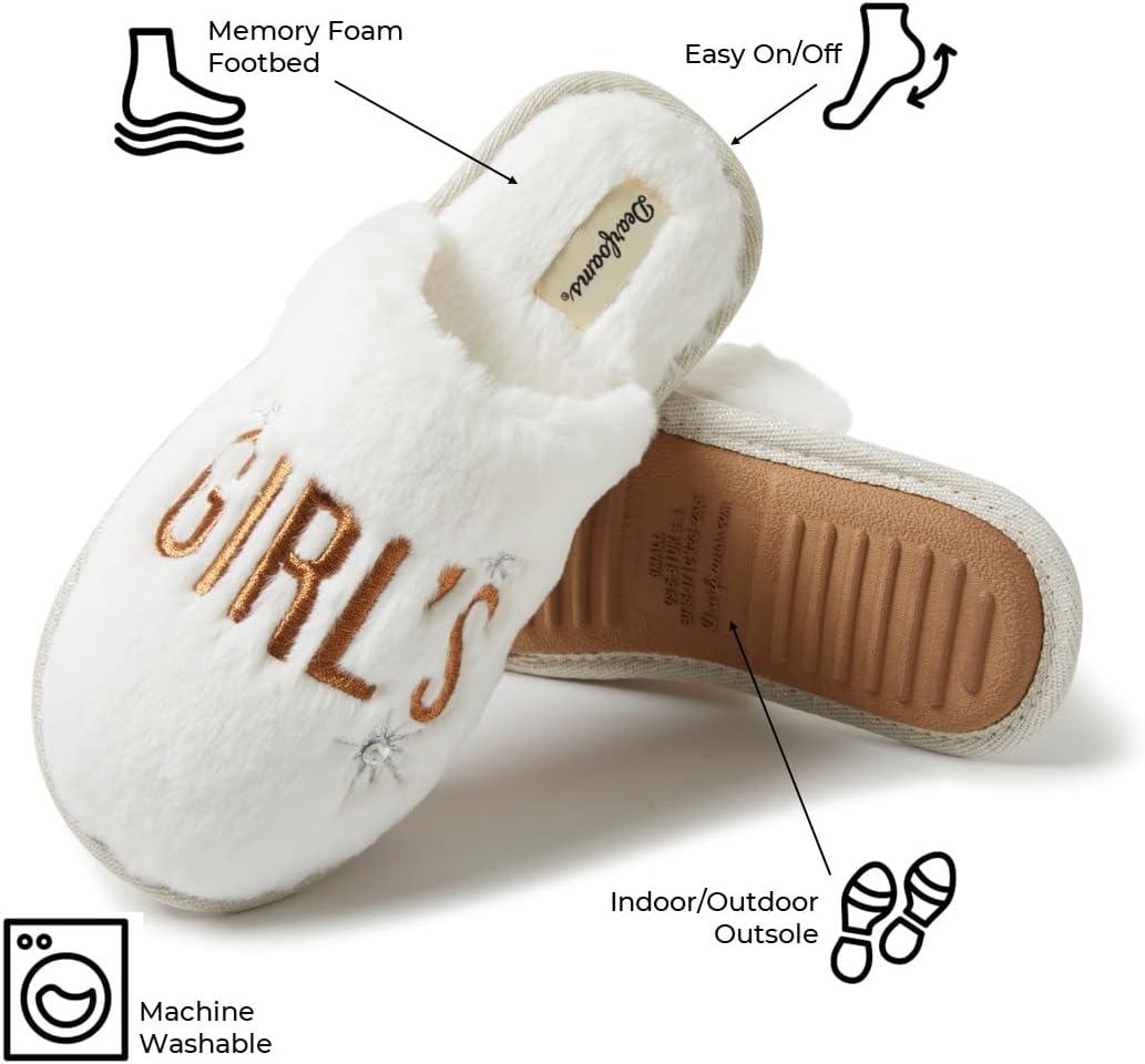 imageDearfoams womens Girls Night Cheers Celebration ScuffGirls Night