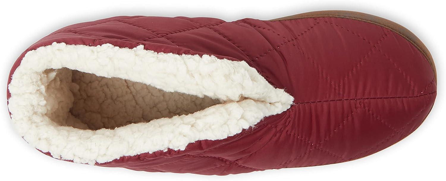 imageDearfoams womens Heritage Warm Up BootieCabernet Nylon