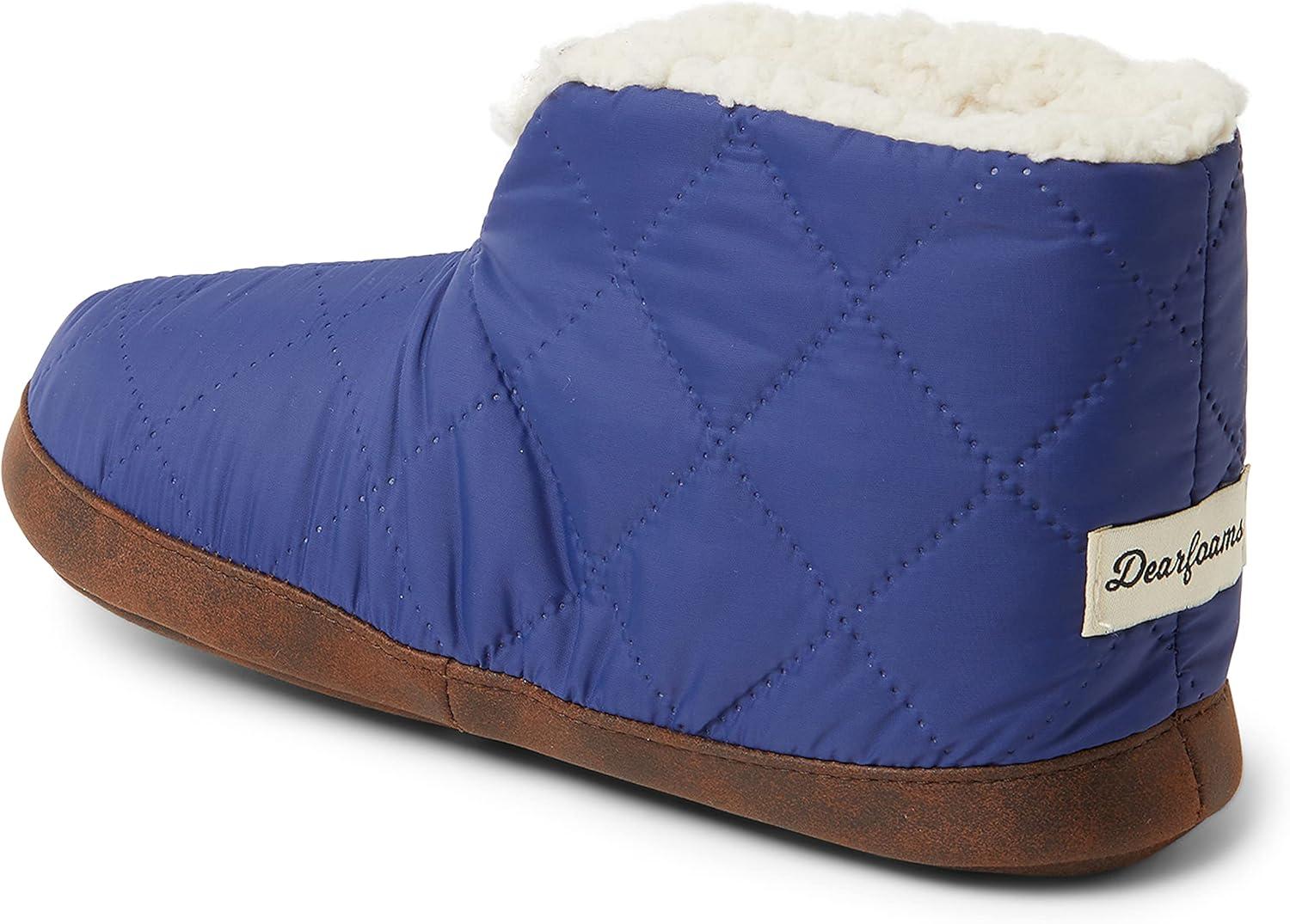 imageDearfoams womens Heritage Warm Up BootiePeacoat Nylon