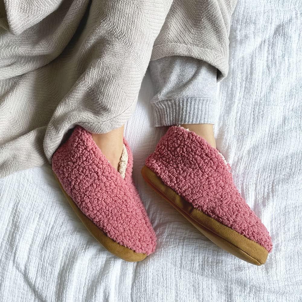 imageDearfoams womens Heritage Warm Up BootieRosewood Teddy