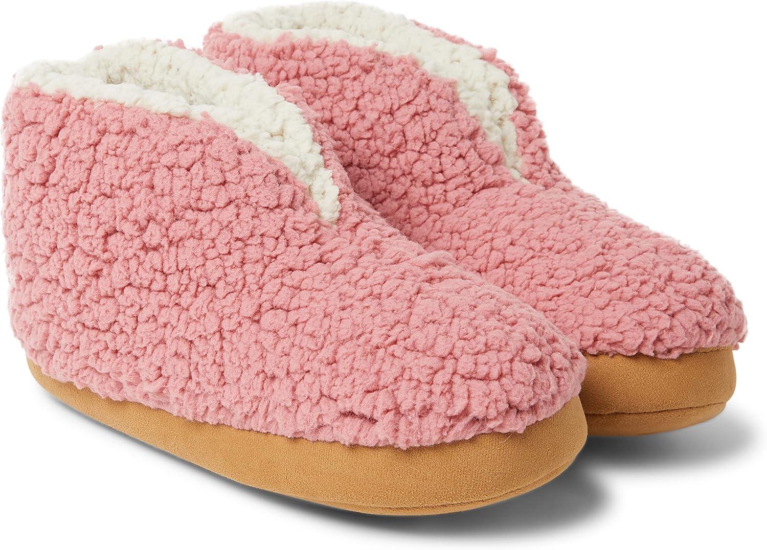 imageDearfoams womens Heritage Warm Up BootieRosewood Teddy