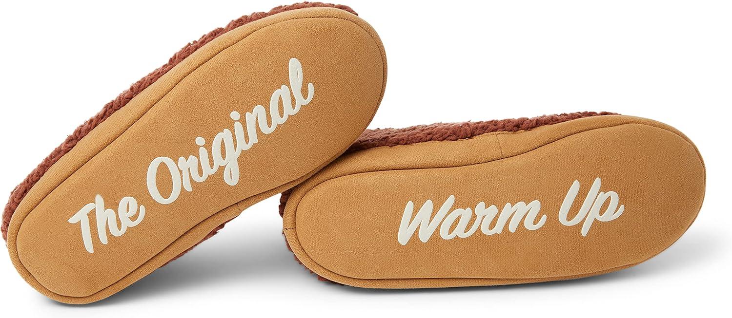 imageDearfoams womens Heritage Warm Up BootieRustic Brown Teddy