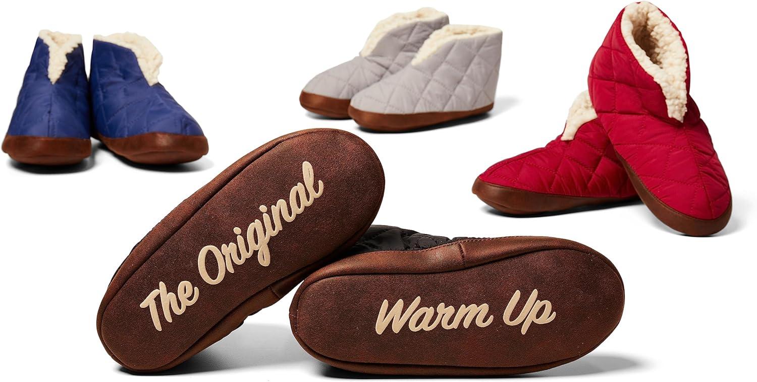 imageDearfoams womens Heritage Warm Up BootieSangria
