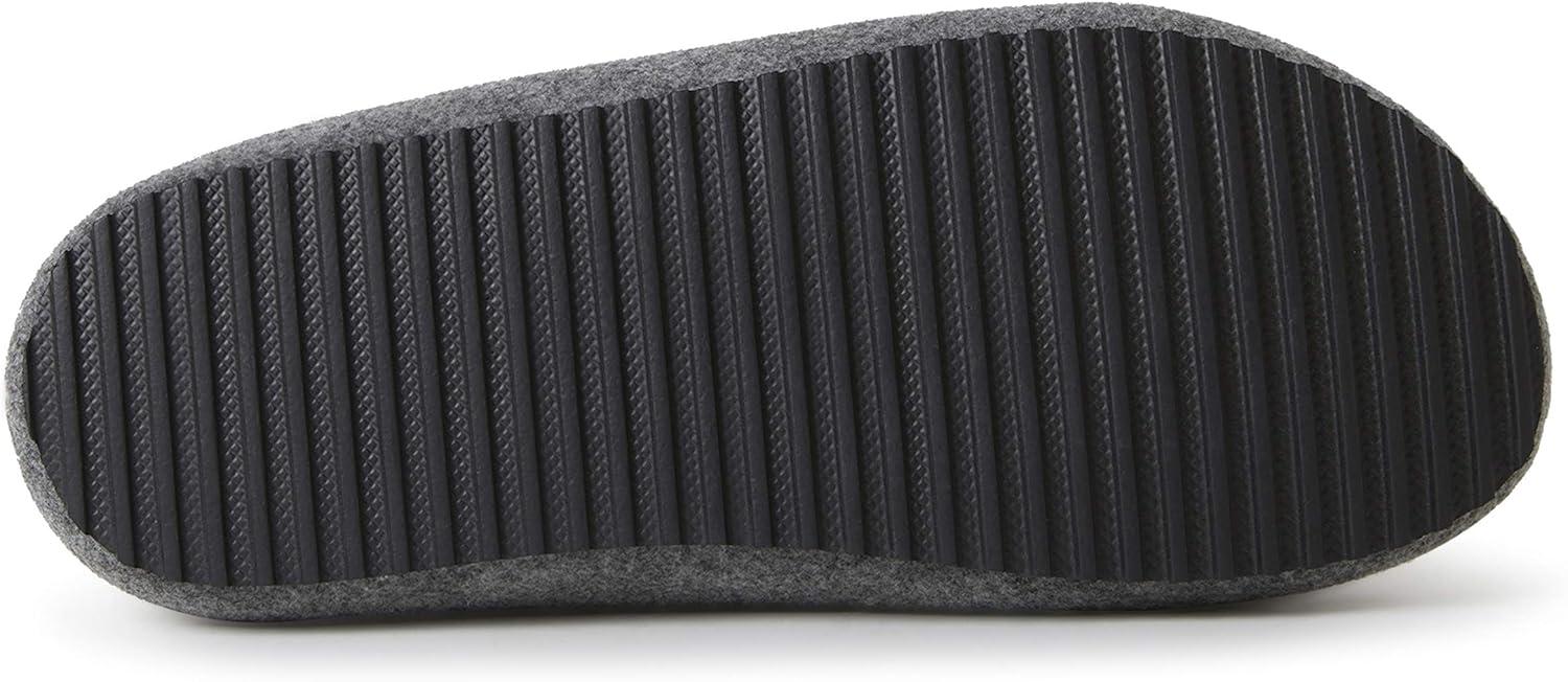 imageDearfoams womens Microwool Molded Footbed ClogSlipperGrey Heather