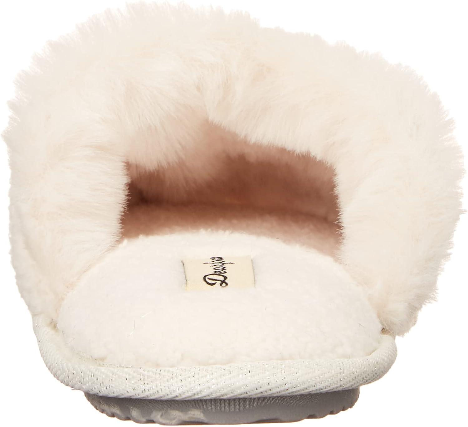 imageDearfoams womens Mom Cozy Giftable Memory Foam SlippersMuslin