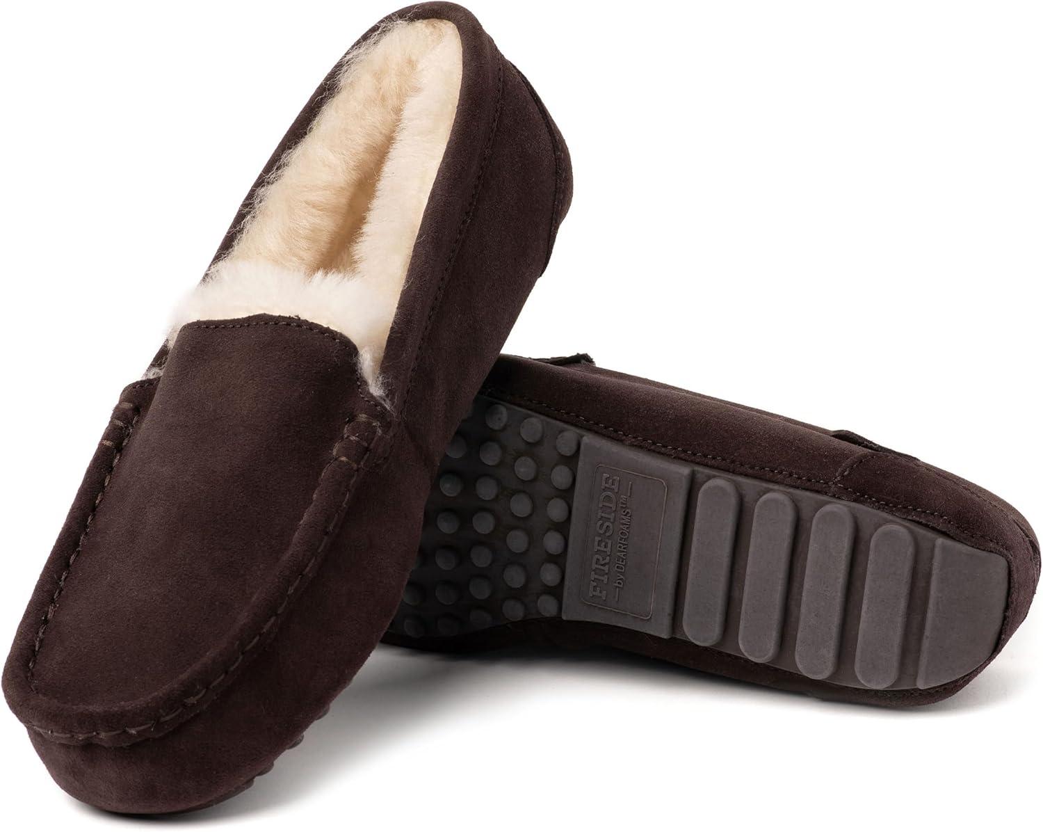 imageFireside By Dearfoams Womens Mel Shearling MoccasinCoffee