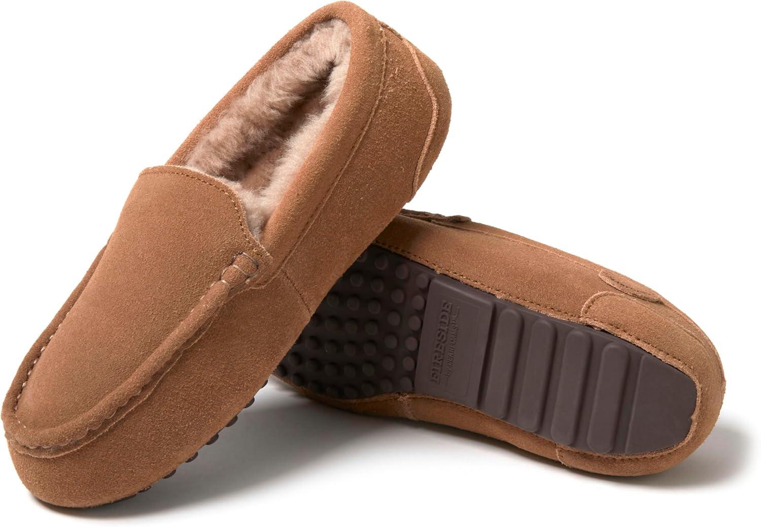 imageFireside By Dearfoams Womens Mel Shearling MoccasinDriftwood