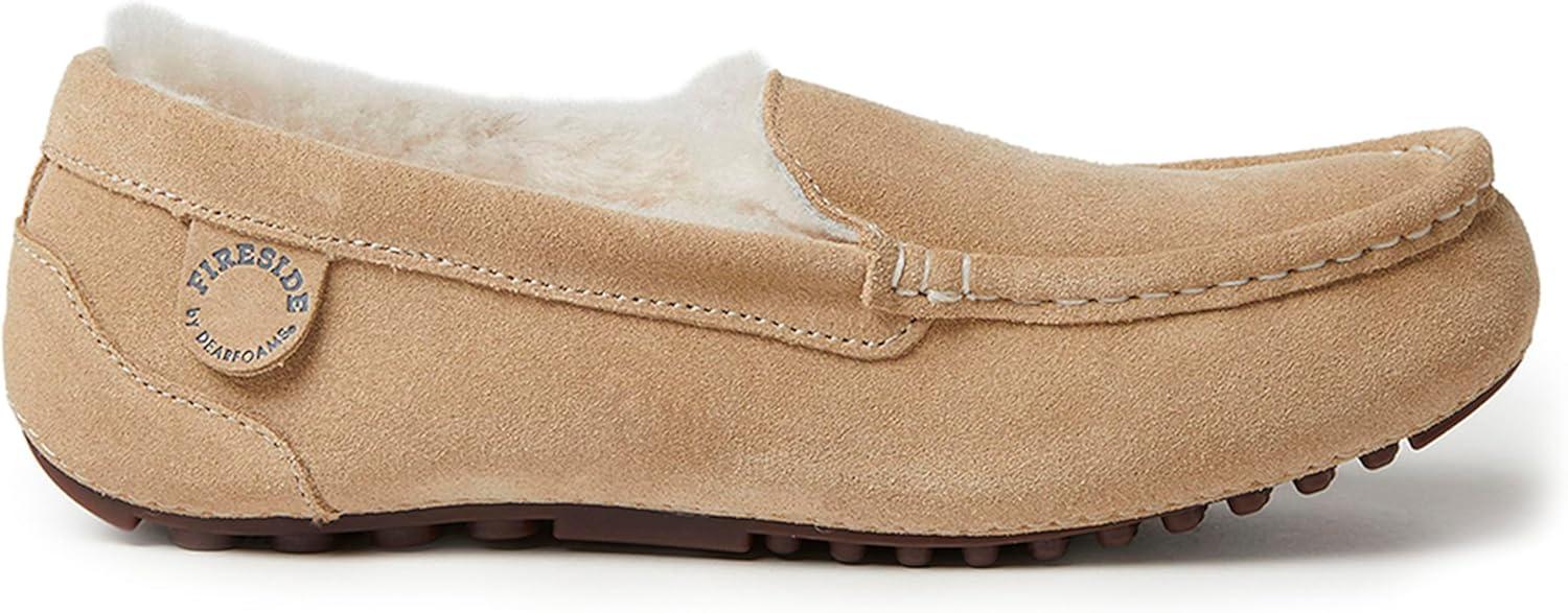 imageFireside By Dearfoams Womens Mel Shearling MoccasinSand