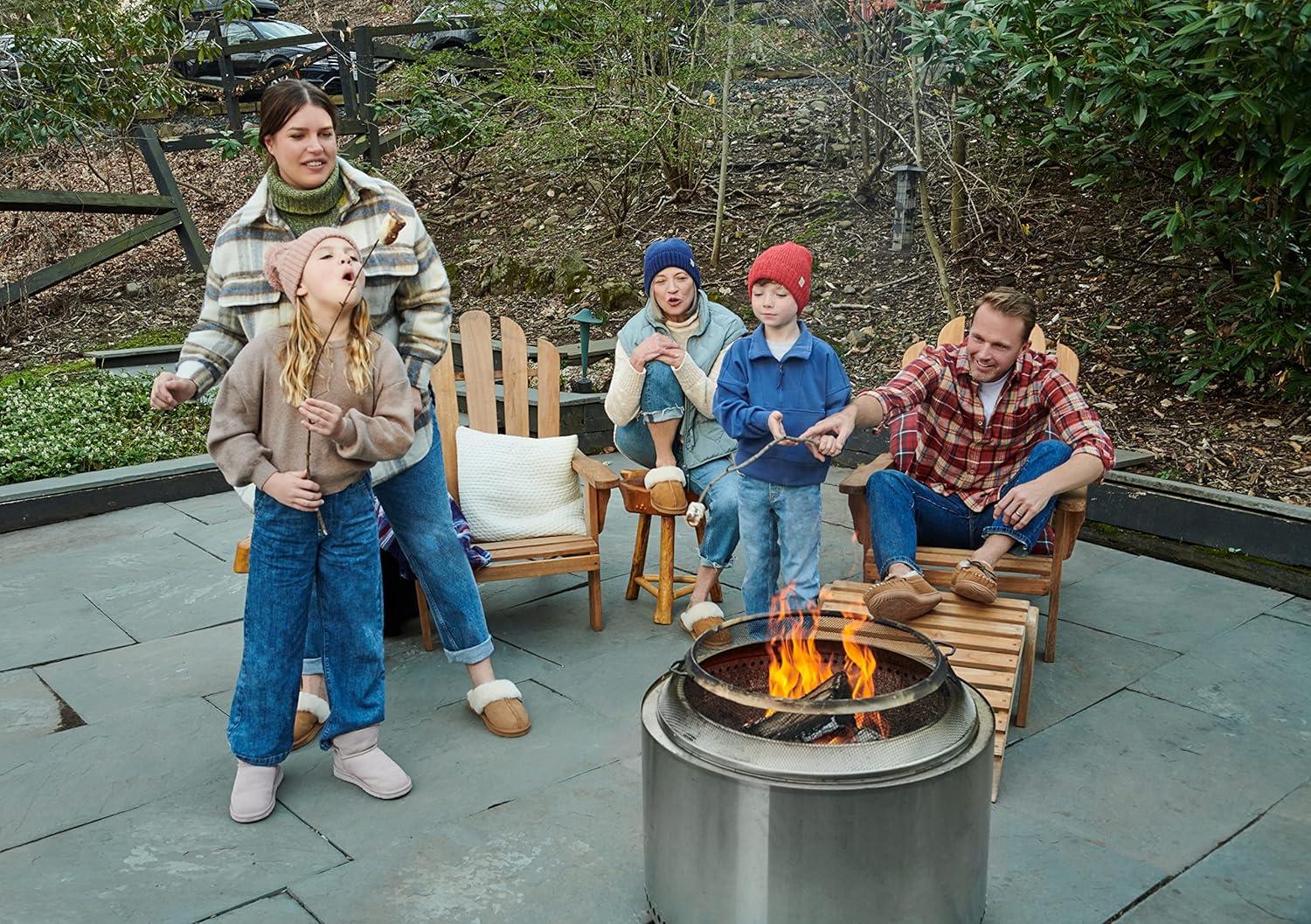 imageFireside by Dearfoams unisexchild Bunbury Genuine Genuine Shearling IndoorOutdoor Folddown BootGrey