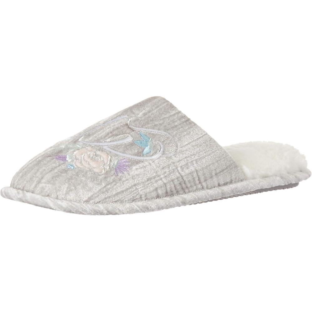 imageDearfoams Womens Giftable Novelty Bridal Wedding Closed Toe Scuff SlipperBride
