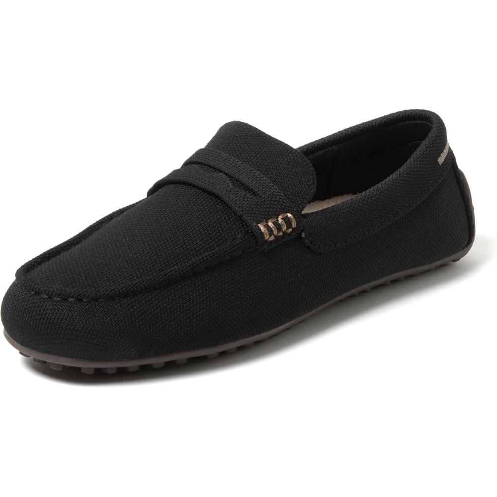 imageDearfoams Womens HazelLighweight Driving Loafer Machine Washable Comfortable ShoeBlack