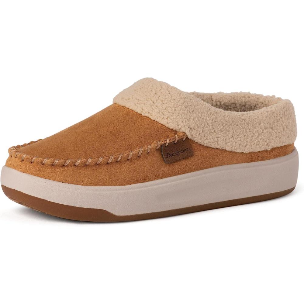 imageDearfoams Womens Maple All Day Comfort Water Resistant ClogWhiskey