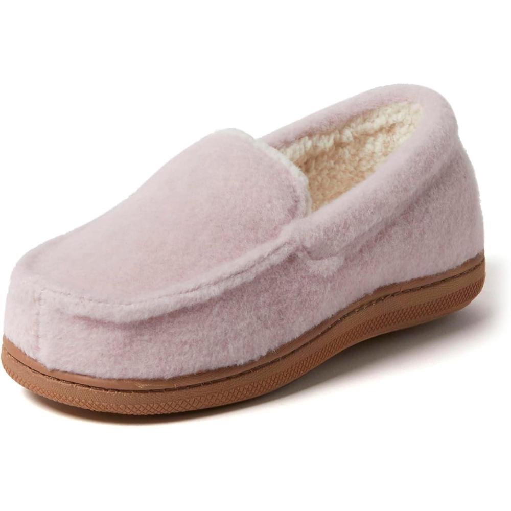 imageDearfoams unisexchild Gifts for Kids Memory Foam Cozy Amari MoccasinPink