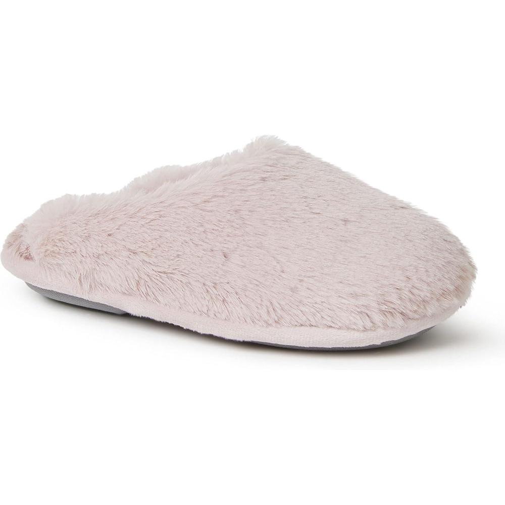 imageDearfoams unisexchild Washable Brin Pile ScuffSlipperPale Mauve