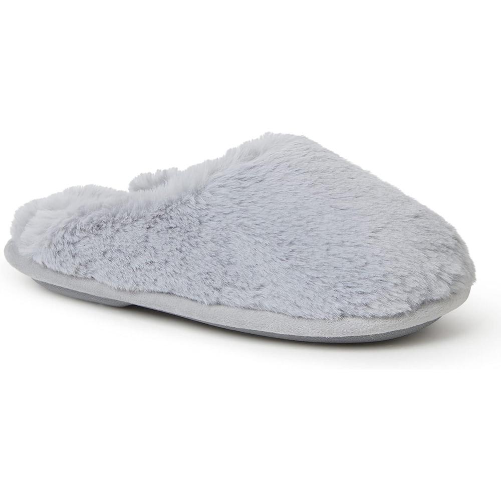 imageDearfoams unisexchild Washable Brin Pile ScuffSlipperSleet