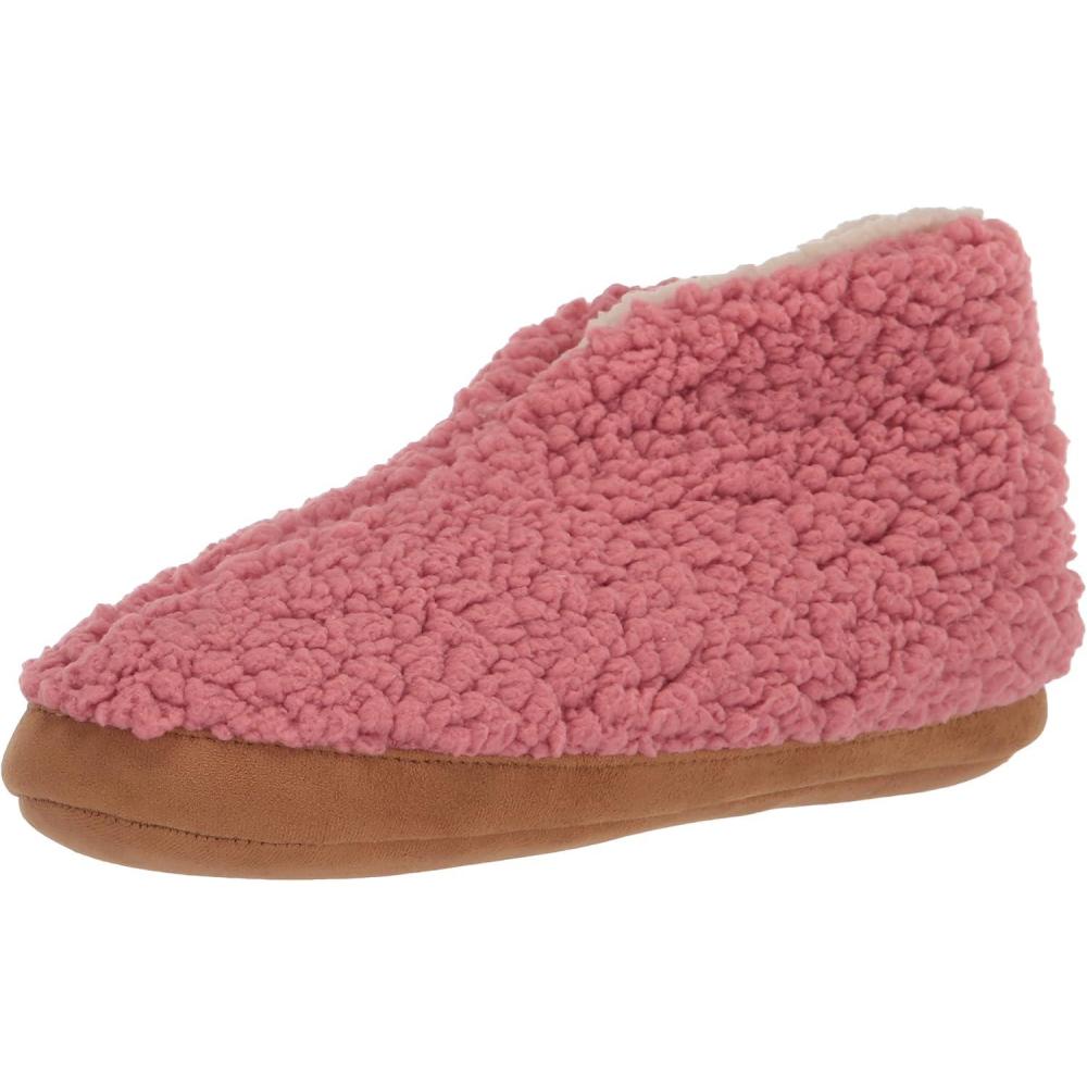 imageDearfoams womens Heritage Warm Up BootieRosewood Teddy