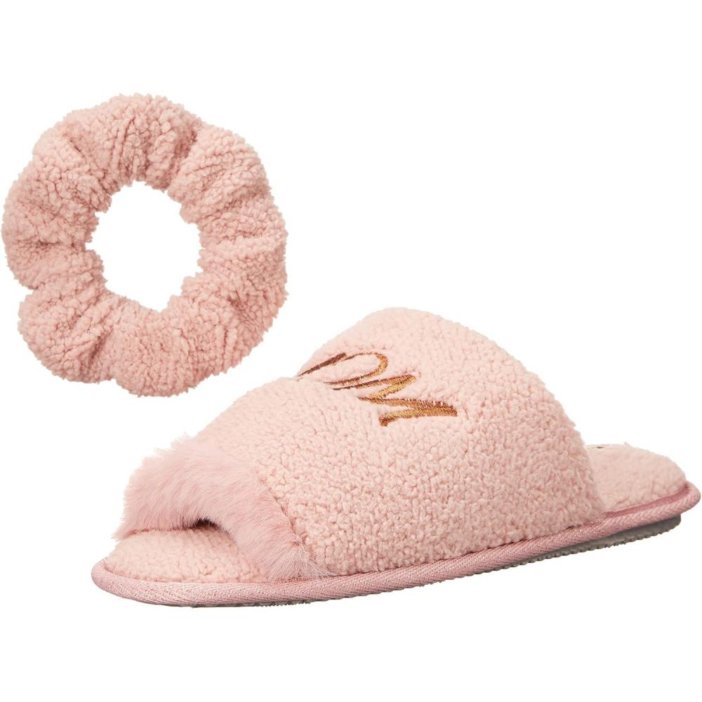 imageDearfoams womens Mom Cozy Giftable Memory Foam SlippersPale Mauve