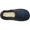 Dearfoams Baby-Boy’s Peyton Kids Mixed Material Clog Slipper(Black Watch Plaid)