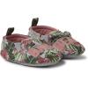 Dearfoams Baby-Girl’s Frankie Bear Closed Back Slipper(Hibuscus Print)