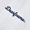 Dearfoams Bed Pillows,Set of 2 King Size, Luxurious Cotton Stripe Down Alternative Bed Pillows,Supportive for Back, Side & Stomach Sleepers