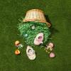 Dearfoams Easter Basket Stuffers Gifts for Kids Family Matching Fuzzy Bunny Slippers(Infant Bunny)
