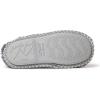 Dearfoams Kids’ Mia faux faux fur Closed Back with Heart Detail Slipper(Graystone)