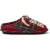 Dearfoams Matching Family Toddler Lil Bear and Baby Bear Retired Colors Slipper(Big Bro Tartan Plaid)