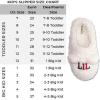 Dearfoams Matching Family Toddler Lil Bear and Baby Bear Retired Colors Slipper(Lil Bear White)