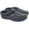 Dearfoams Memory Foam Mens Slippers(Black)