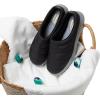 Dearfoams Men’s Andre Sport Lounge Clog(Black Solid Nylon)