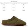 Dearfoams Men’s Ashton Quilted Memory Foam Jersey Clog Slipper(Loden)