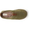 Dearfoams Men’s Ashton Quilted Memory Foam Jersey Clog Slipper(Loden)