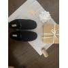 Dearfoams Men’s Breathable Perforted Microsuede Clog Slipper(Black)