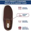 Dearfoams Men’s Breathable Perforted Microsuede Clog Slipper(Coffee)