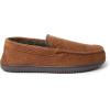 Dearfoams Men’s Cordurory Moccasin Slip-On Loafer(Chestnut)