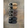 Dearfoams Men’s Eli Microfiber Indoor/Outdoor with Whipstitch Detail Suede Moccasin Slipper(Black)